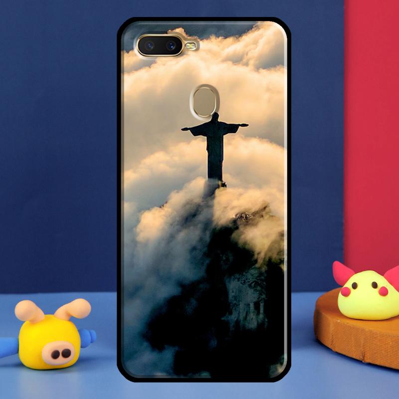 Christliches Jesus Motiv für Oppo A54 A57 S A78 A58 A98 A5 A9 A91 A15 A16 A17 A52 A72 A76 A96 A74 A94 A77 Handyhülle