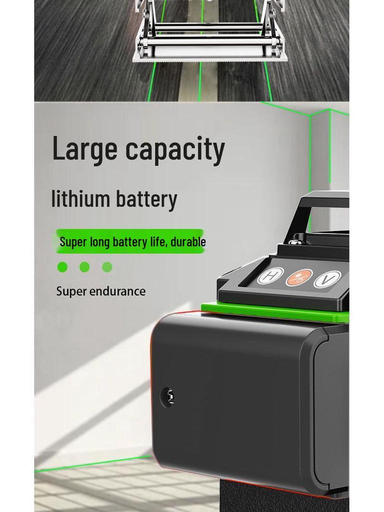 High Precision 16-Line Infrared Laser Level with Blue Light for Wall Marking