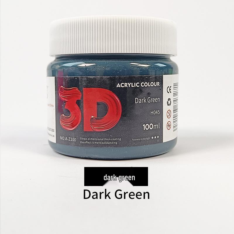100ml Acrylic Paint for Children's Doodles and Plaster Dolls