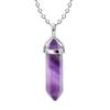 Amethyst Necklace for Women, Purple Pendant Jewelry for Daily Wear and Gifts