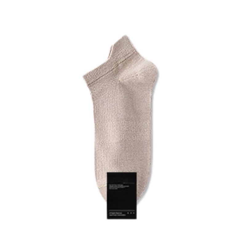 Men Spring and Summer Days Thin Deodorant Wicking Mesh Does Not Fall with Sports Ear Lifting Boat Socks