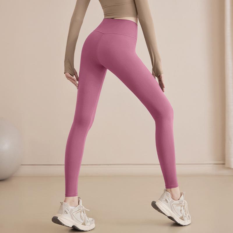 Women's High-Waist Butt-Lift Yoga Pants - Elastic, Quick-Dry, Tummy Control, No Lines