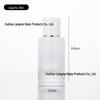 Gradient Glass Cylindrical Perfume Bottle with Spray, Portable & Multi-style Colors