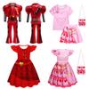 New Halloween Vampire Descendants 4 Children'S Flying Sleeve Dress 3D Printed Children'S Suit Skirt