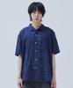 OGARP Cuban Open Collar Half Shirt Vintagenavy