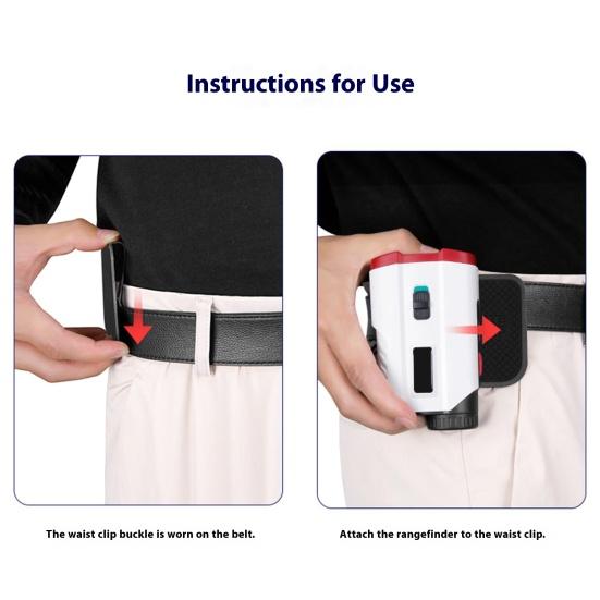 Golf Rangefinder Magnetic Belt Clip Metal Landing Pad Tools Holder Golf Accessories Belt Organizer for Magnetic Golf Gear