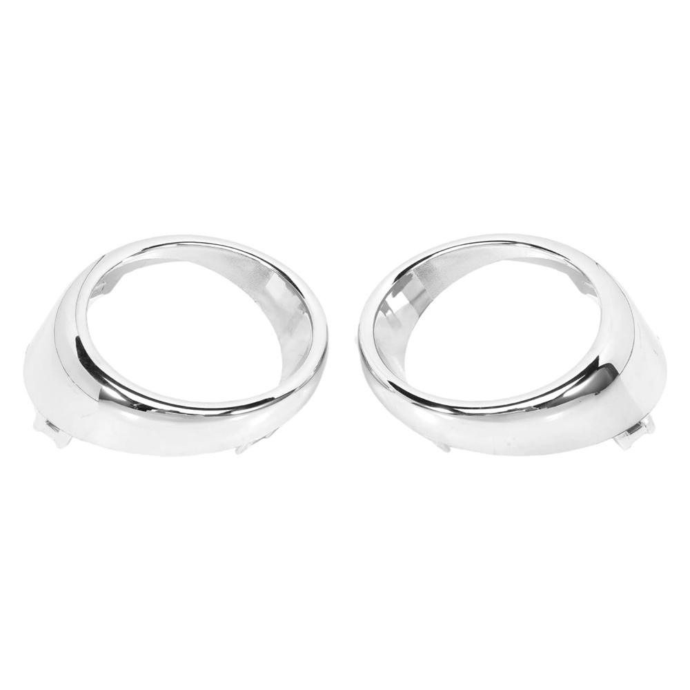 Pair Front Bumper Fog Light Bezel Trim LH/RH for INFINITI G25/G37 Sport