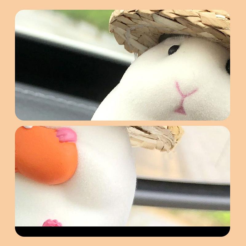 Ood Hamster-Auto-Ornamente, Fenster-Seiten-Auto-Innenzubehör, Dekorationszubehör