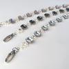 European and American Diamond-inlaid Women's Waist Chain Women's Belt Fashionable Dress Skirt Decorative Rhinestone Pearls