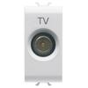 Male TV Socket Mechanism - GEWISS - GW10361 - Chorus - White - Flush-mounting