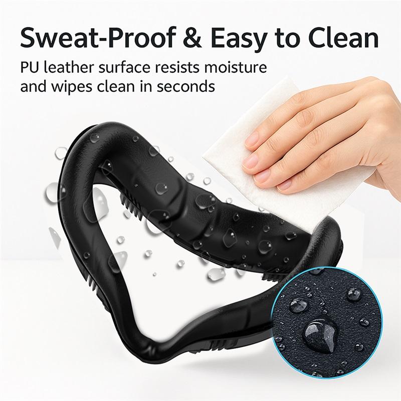 Facial Interface Bracket for Meta/Oculus Quest 2 Replaceable PU Foam Face Pad Cover Frame Sweatproof & Comfortable for Quest 2