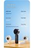 2026 New Model Foldable Handheld Portable Fan with Digital Display and 100-Level Stepless Speed Adjustment