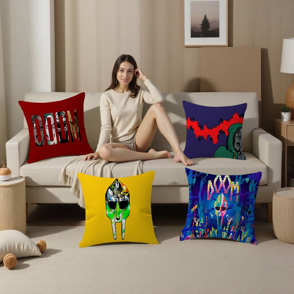 M-MF DOOM Personalized Pillow Dust Cover Bedroom Kids Party Decoration Pillowcase Birthday Children Gift