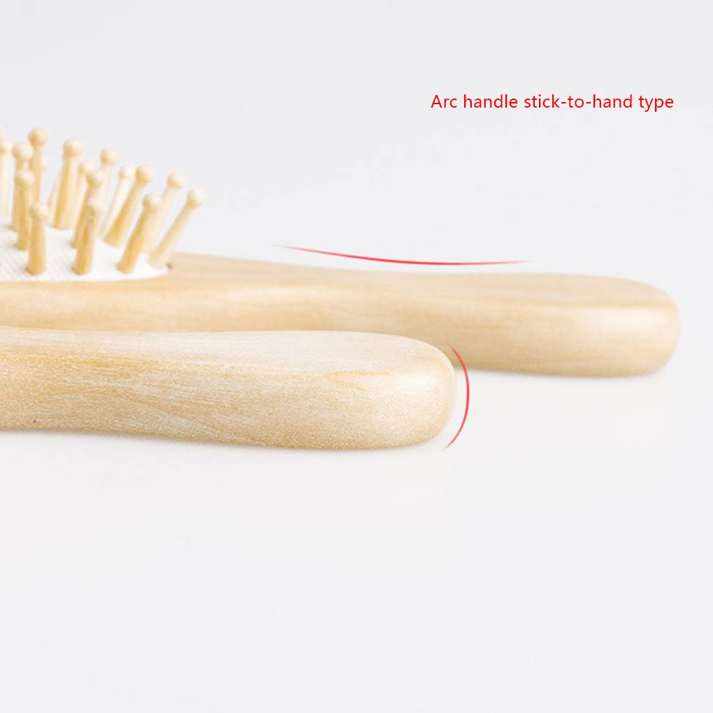 Buy Massage Comb Wooden Round Point Head Massager Portable Massaging ...