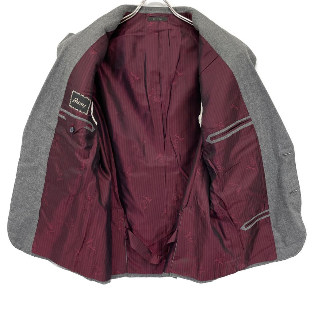 Brioni Szary Zestaw Garnituru SENATO zestaw garniturowy R szaryUżywany