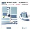 DIY Handmade Small Cambridge Crossbody Bag Kit: Knitting Needle, Thread & Tutorial Included