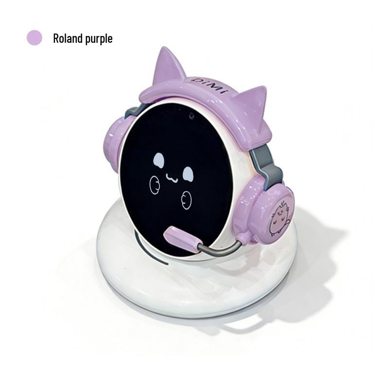 

Nomi Car Bean Cat Robot Purple Ornament for Center Console Decor фиолетовый