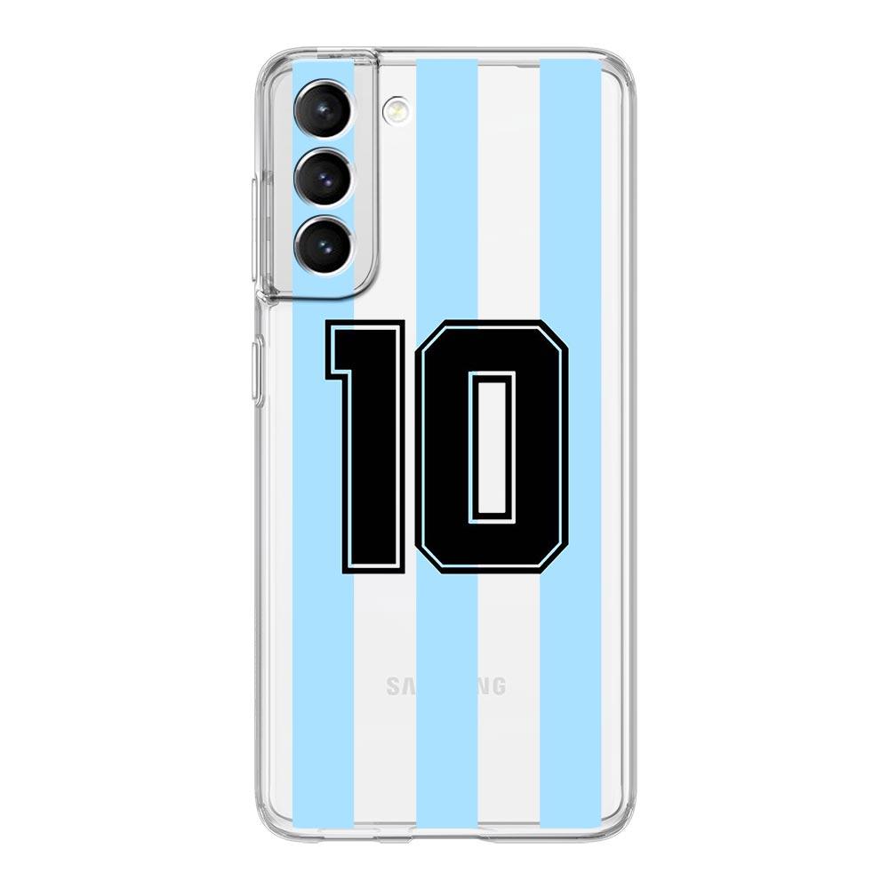 

Argentina Soccer 10 Clothing Phone Case For Samsung Galaxy S23 S22 S20 Ultra S21 FE 5G S10 S9 Plus S10E S8 Note 20 Clear Cover Samsung S9