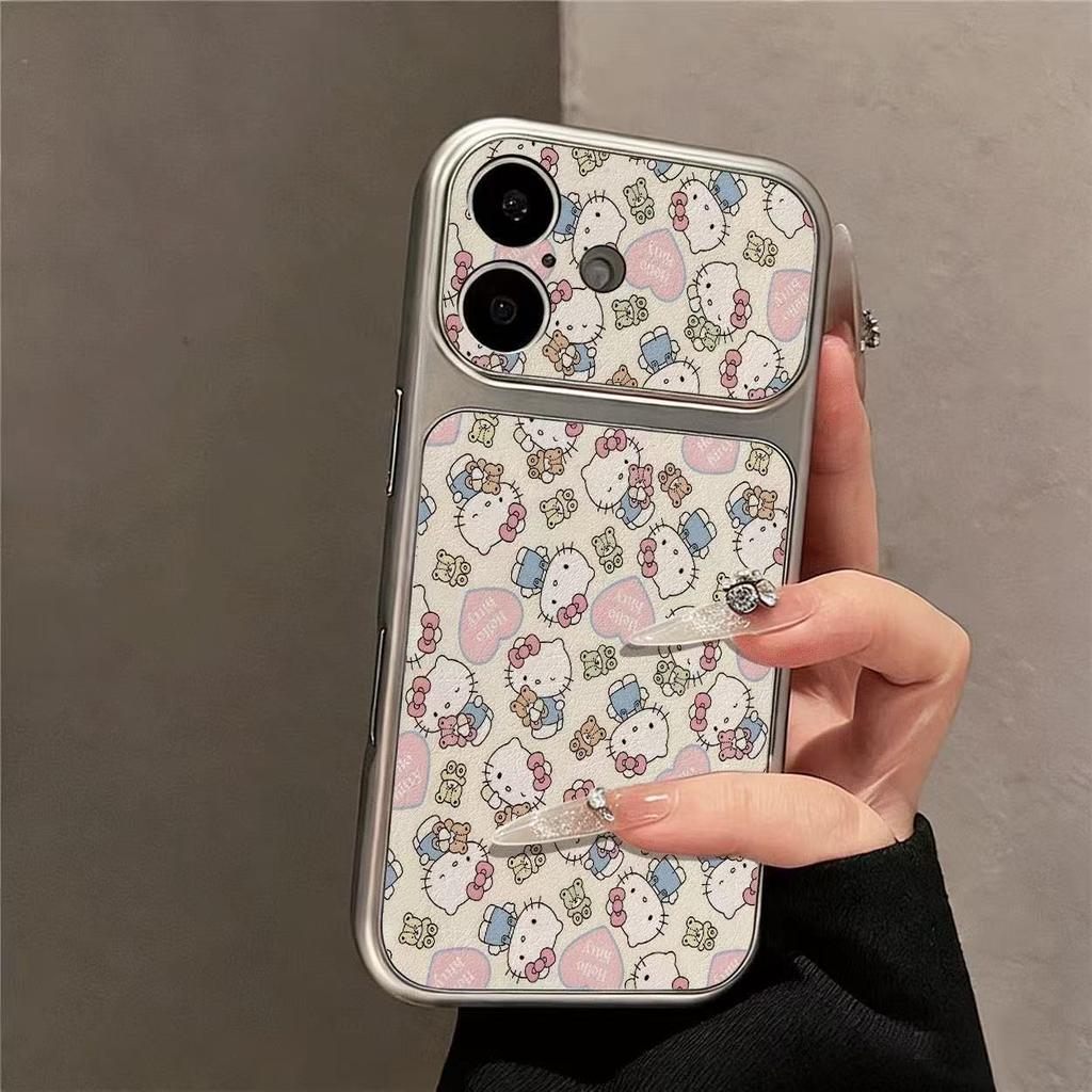 Seconds change for 17promax mobile phone case 16pro new 15 leather 14 large windows 13 cute 12x