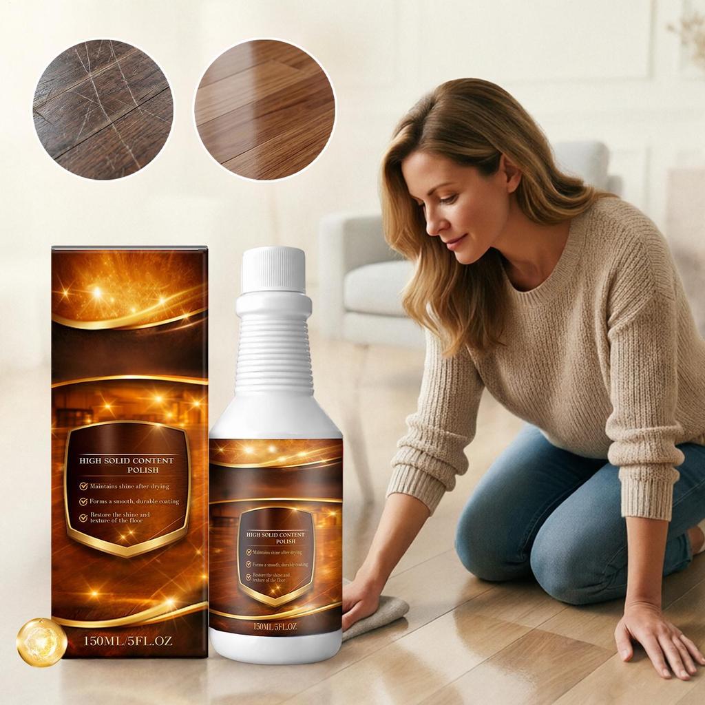 Hardwood Floor Restorer 150ml High Gloss Cleaning Floor Cleaner Scratch Remover Agent for Restoration Refinishing Home Office