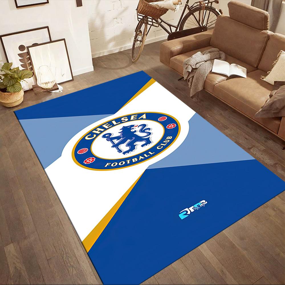 Chelsea Football Club Fans Square Rugs Are a Great Choice for Living Rooms, Bedrooms, Home Décor, and As Gifts.