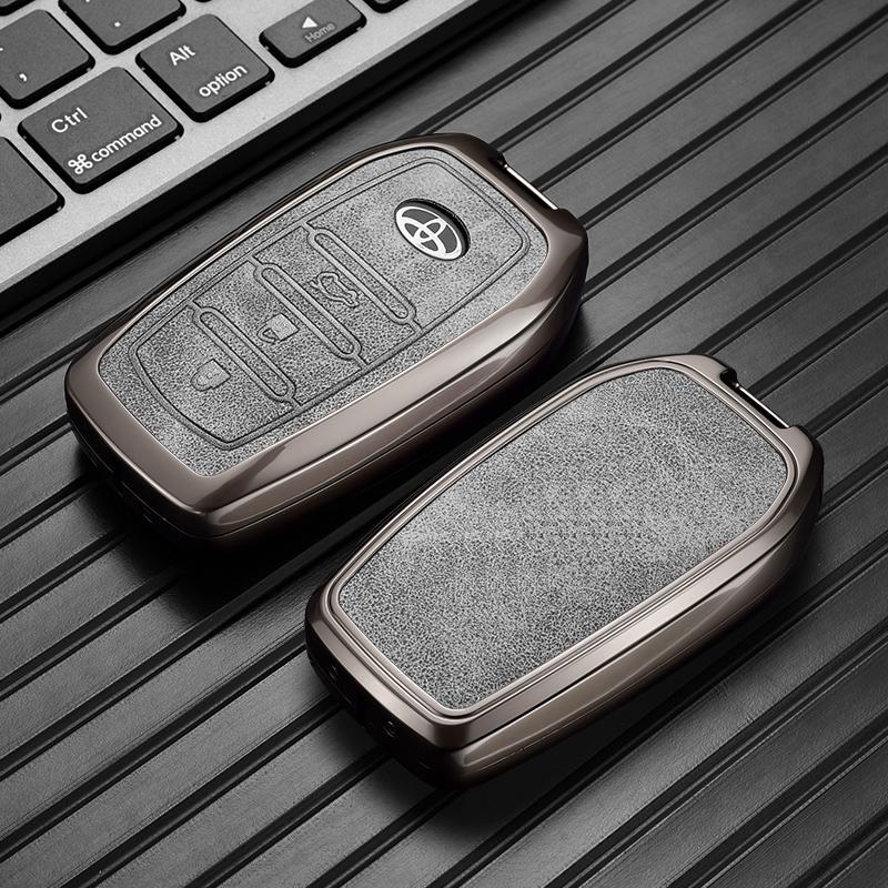 

Fashion Car Remote Key Case Cover For Toyota Prius Camry Corolla CHR C-HR RAV4 Land Cruiser Prado Protected Keychain Accessories