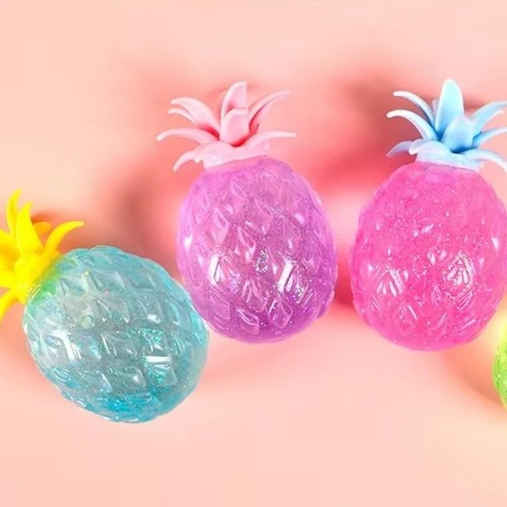 Soft Pineapple Squeeze Toy Slow Rising Pineapple Fidget Toy Pineapple Squishy Toy Water Feeling