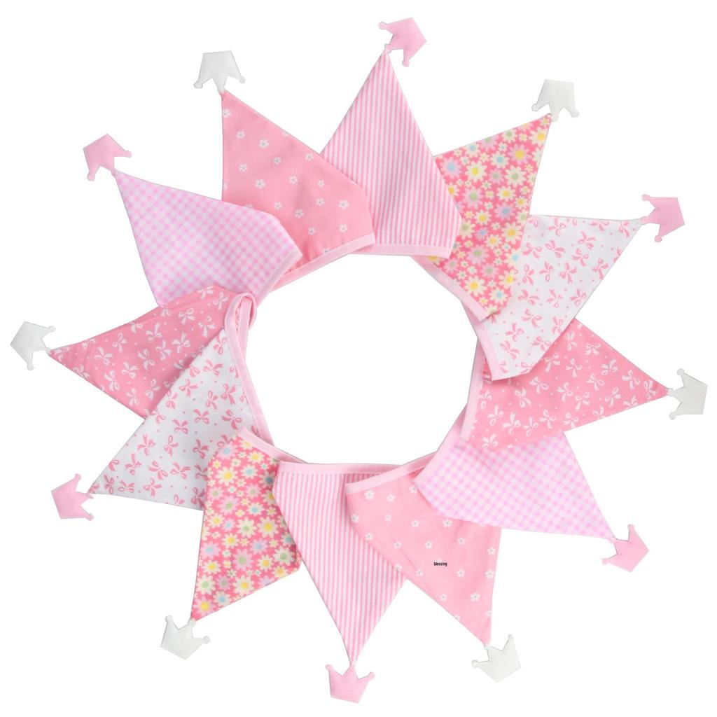 Nordic Style Cotton Triangle Banner - Tent, Wedding, Kindergarten Decoration