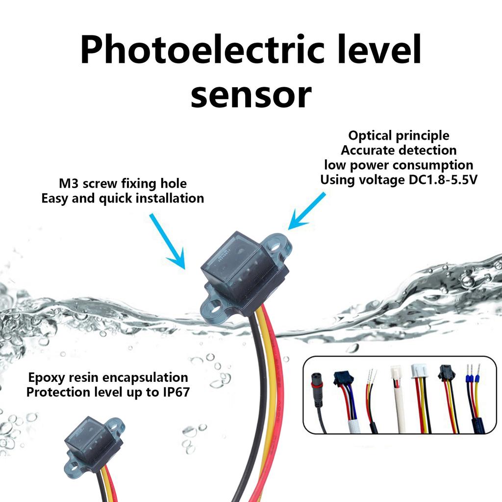 Separated Liquid Level Sensor Water Level Detector Tool Liquid Detection Switches Controller Water Shortage Alarm