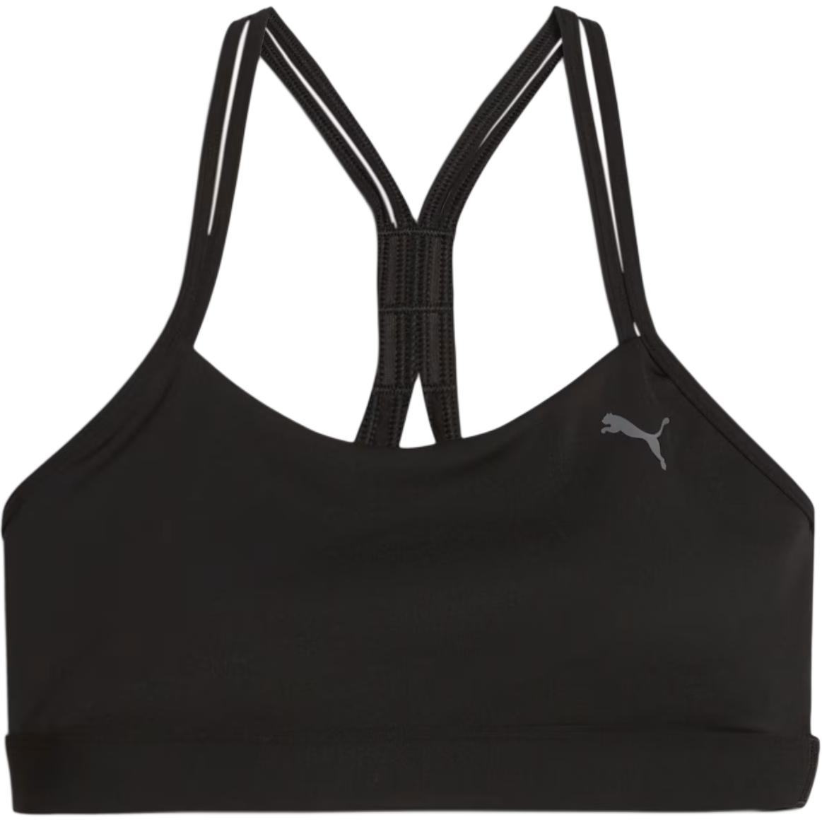 

Puma 4keeps Ultrabare Strappy Bra Solid Color Training High Support Sports Bra Women Underwear Black 524866-01