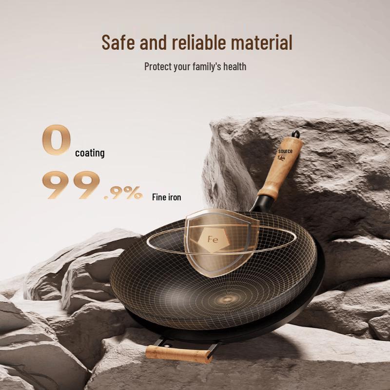 ROBAM Fine Iron Round Bottom Wok