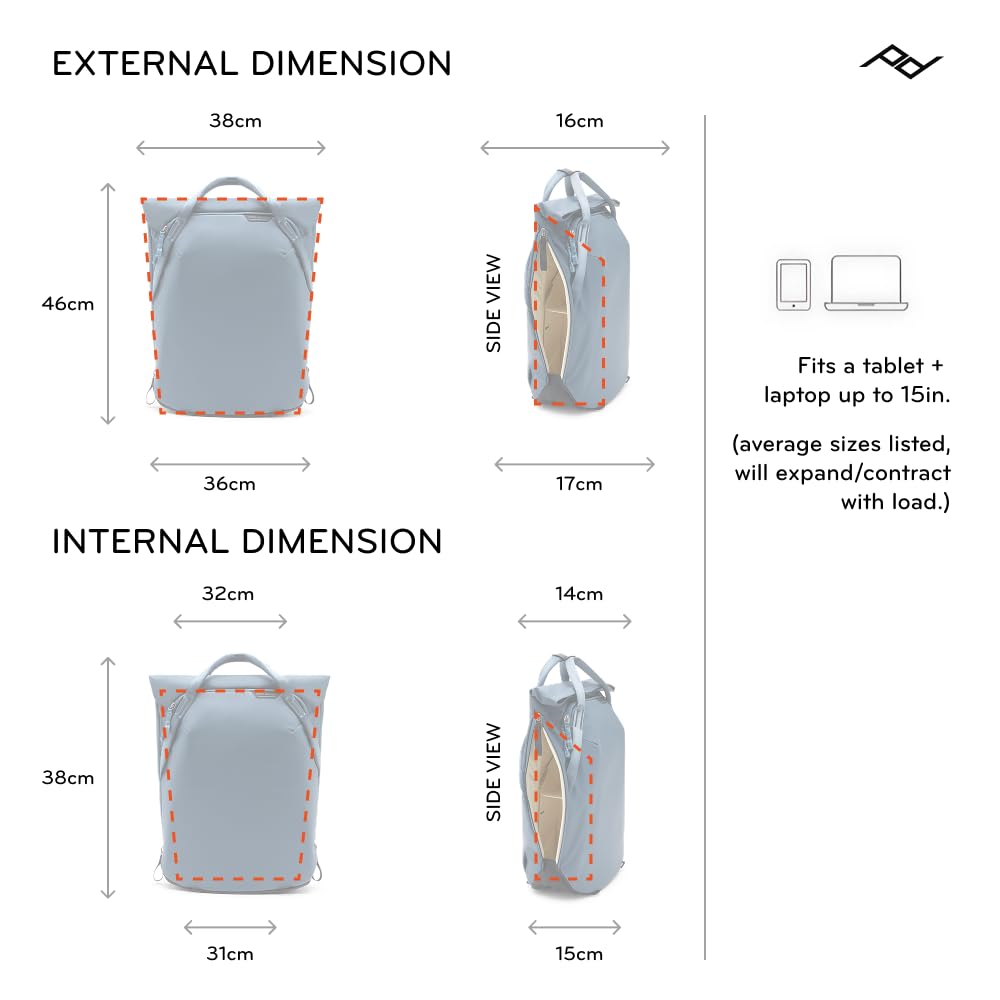 Peak Design Everyday Tote Pack 20L BEDTP-20-EP-3 Eclipse