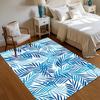 Tropical Leaves Kitchen Mat Entrance Doormat Non-slip Washable Kitchen Carpet Living Room Hallway Rugs Bedside Rugs  Area Rug