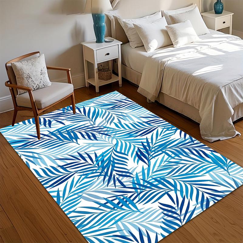 Tropical Leaves Kitchen Mat Entrance Doormat Non-slip Washable Kitchen Carpet Living Room Hallway Rugs Bedside Rugs  Area Rug