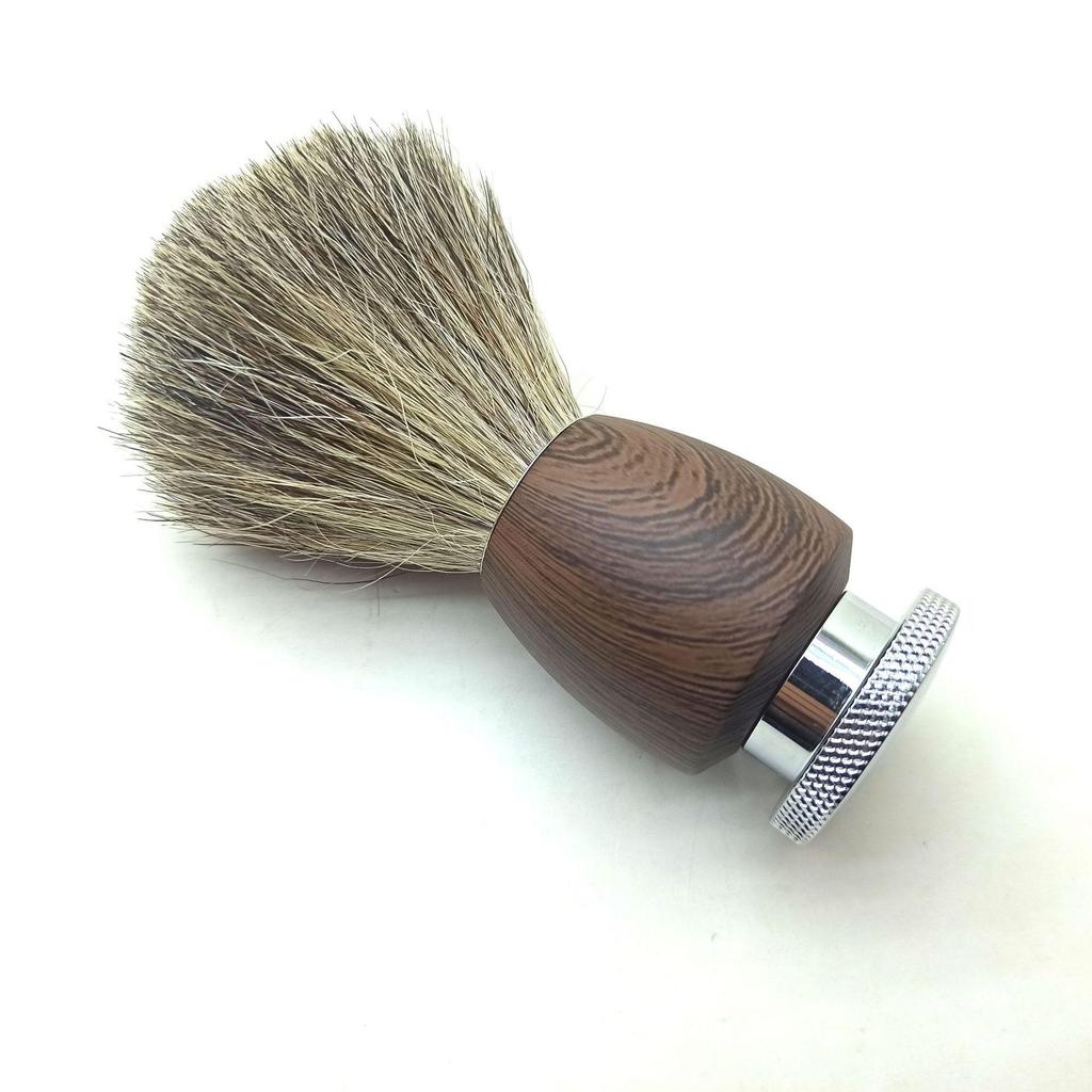 Men's Shaving Gift Set: 3 & 5 Layer Razor, Double-Sided Razor, Beard Brush, Bristle Brush, Bowl & Stand.