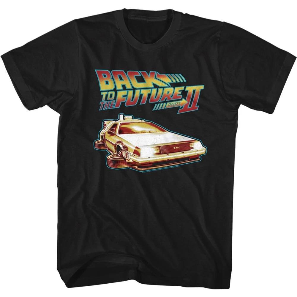 Back To The Future Carwithflatwheels Tshirt S