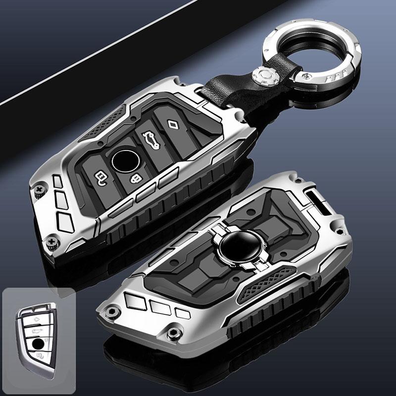 Key Fob Cover Zinc Alloy Key Case Fits For Bmw Ix Im I5 M60 X5 X7 X6 Ix I7 Remote Car Key Shell Protection