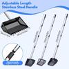 All Season Rustless Steel Poultry Pendence And Cavity Tool With Detachable Segments For Manner Height Adjustments