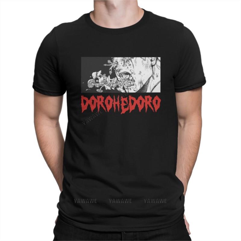 Dorohedoro Mushroom Magix TShirts Unisex Anime Unisexga Casual Cotton Tee Shirt Crew Neck Short Sleeve T Shirts Gift Idea