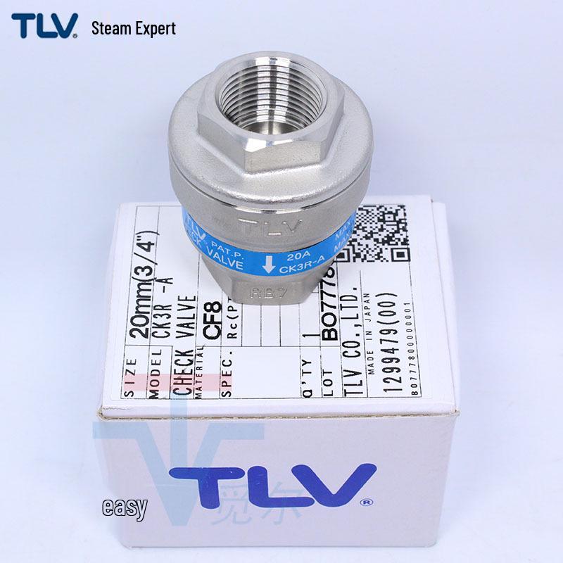 Japan TLV CK3R Brass Disc Check Valve, Low Pressure Drop, Threaded Connection