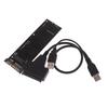 7+17 Pin To 22Pin 2.5" SATA Converter for A1466 A1465 A1398 A1425 Models Adapter Card with USB Cable 2.5" SATA 6Gb/s 3.0