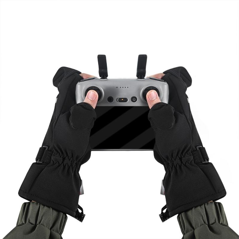 Photography Glove Drones Gloves for Remote Control Winter Mittens Outdoor Camera Gloves Multifunction Windproof Mitts