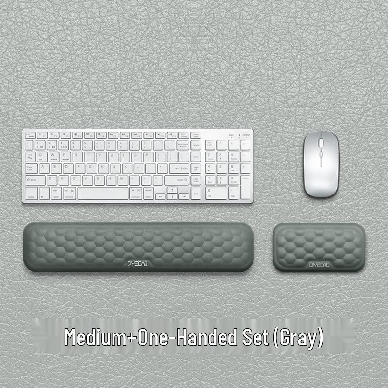 Ergonomic Memory Foam Wrist Support Mouse and Keyboard Pad Set