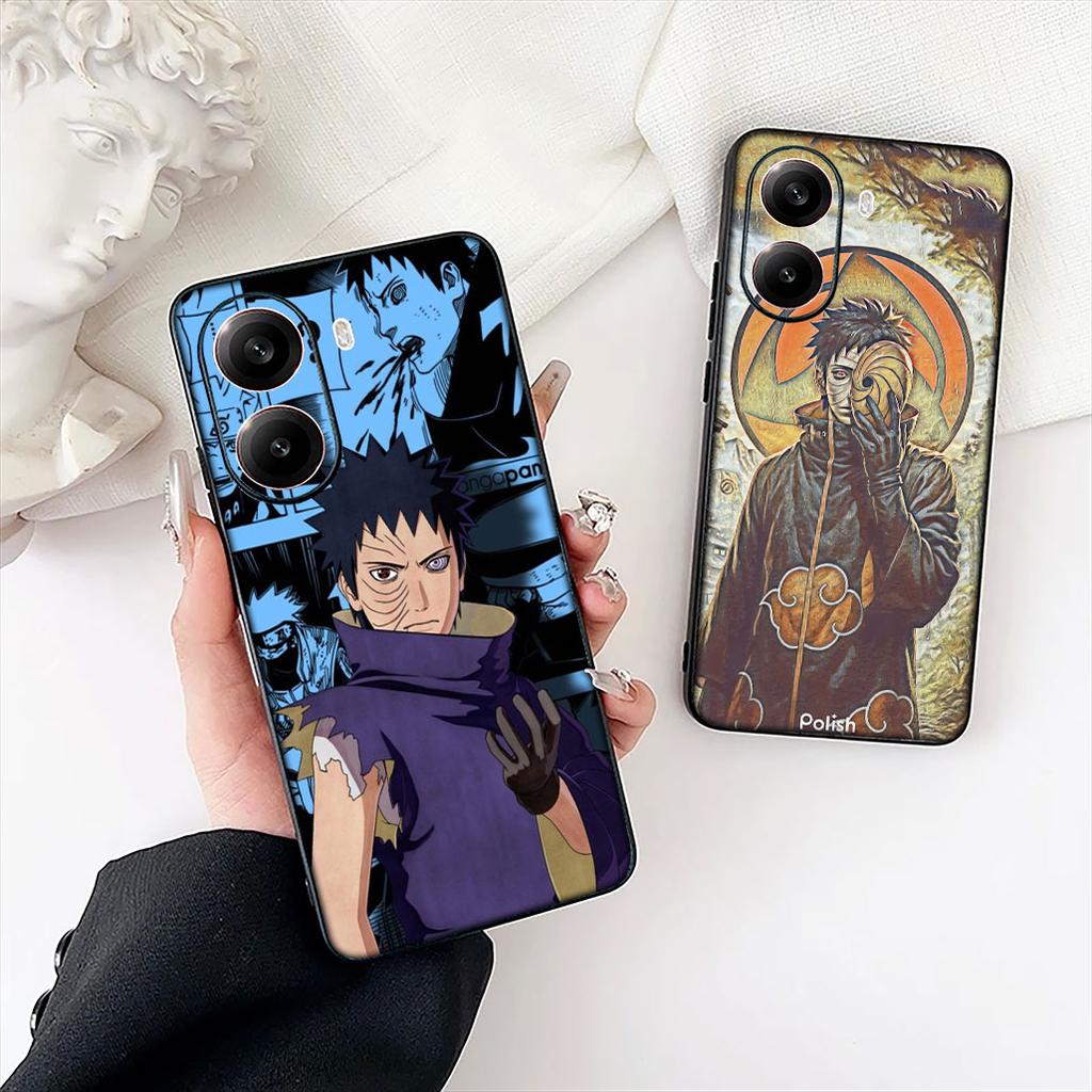 Sasuke Tobi Uchiha Obito Narutos Phone Cover for Motorola Moto G86 G14 G35 G34 G45 G55 G67 G75 G85 G24 G15 G54 G57 Power Case
