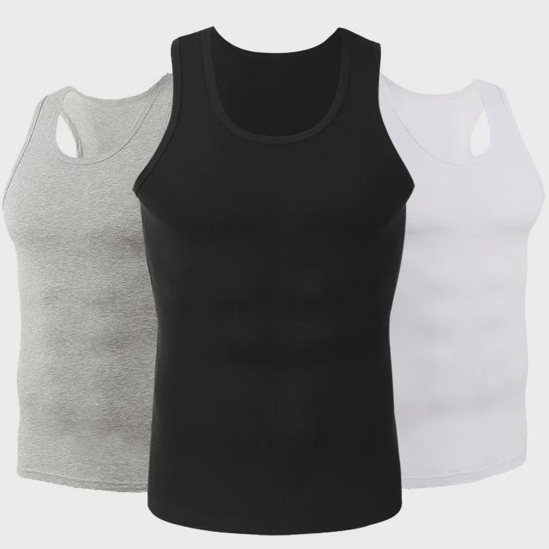 Men's 2024 Loose Cotton Sports Vest: Sleeveless Summer Casual Inner Wear