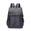 Men's Plaid Business Travel Backpack