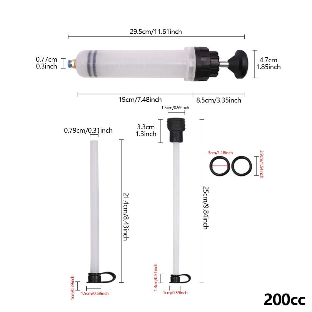 

200cc 500cc Manual Car Fluid Extractors Pumps with Hose Oil Change Syringes Fuels Suction & Filler Automotive Oil Change