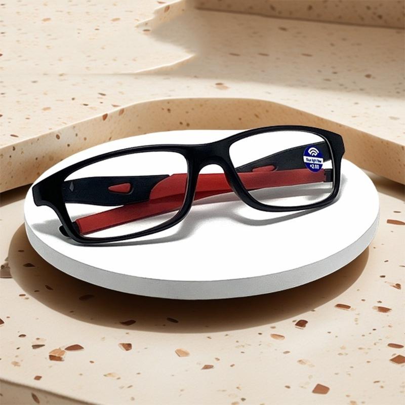 Mittelalterliche Ältere HD Mode Sport Lesebrille PC Blaulichtfilter Alterssichtbrille 428