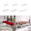 Clear Acrylic Flower Vase Rectangular Floral Arrangement Decorative Modern Wedding
