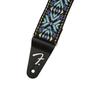 Fender Pasadena Woven Blue Strap, Snowflake, 2"